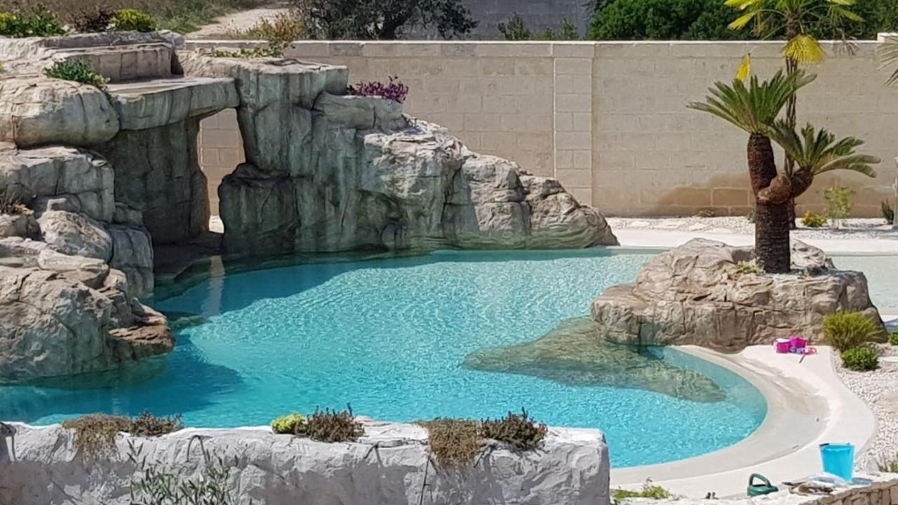Villa Zecca Con Piscina Lecce Luaran gambar